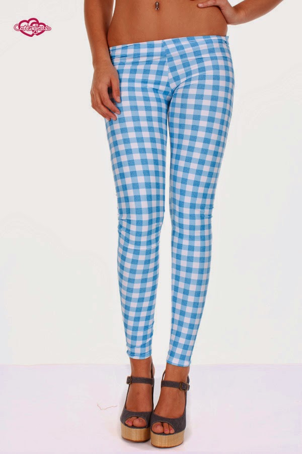 Gingham Red Pattern Print Women Leggings